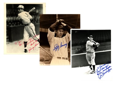 Binder of 240+ Autographs 1940's Yankees & More