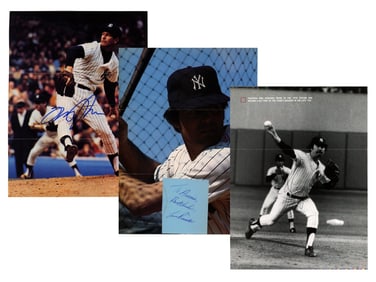 Lot of Mostly 1980's Signed Photos, Cards etc.