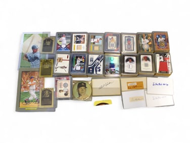 Baseball Relic & Swatch Card Lot & More
