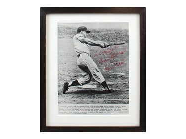 Roger Maris Signed Photograph