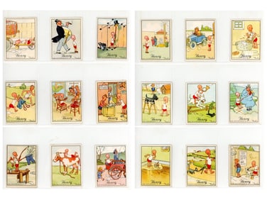 1936 T78 Henry (75/79) Tareyton Tobacco Cards