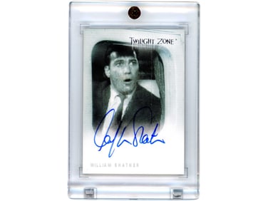 1999 Twilight Zone William Shatner Signed Card
