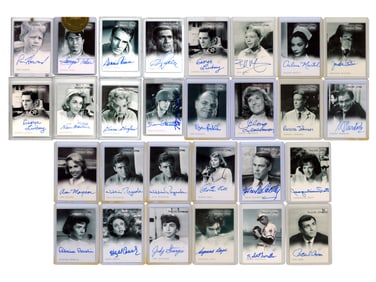 Lot of (28) Twilight Zone Autographed Cards