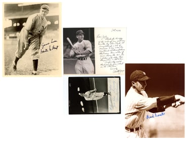 (25) Signed Vintage Yankees Photos - JSA & PSA