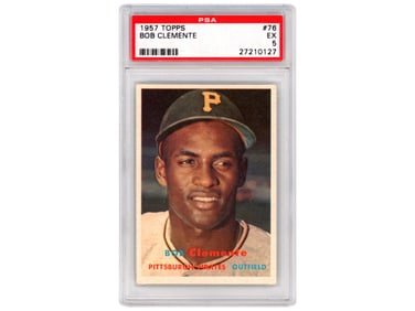 1957 Topps #76 Roberto Clemente PSA 5