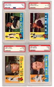 1960-61 Topps Baseball Graded Card Group