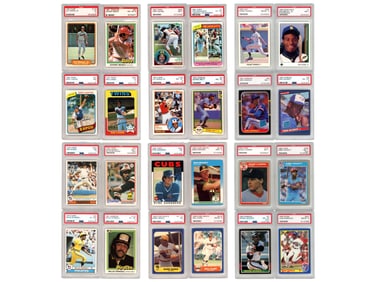 (66) PSA-Graded Modern Baseball Cards