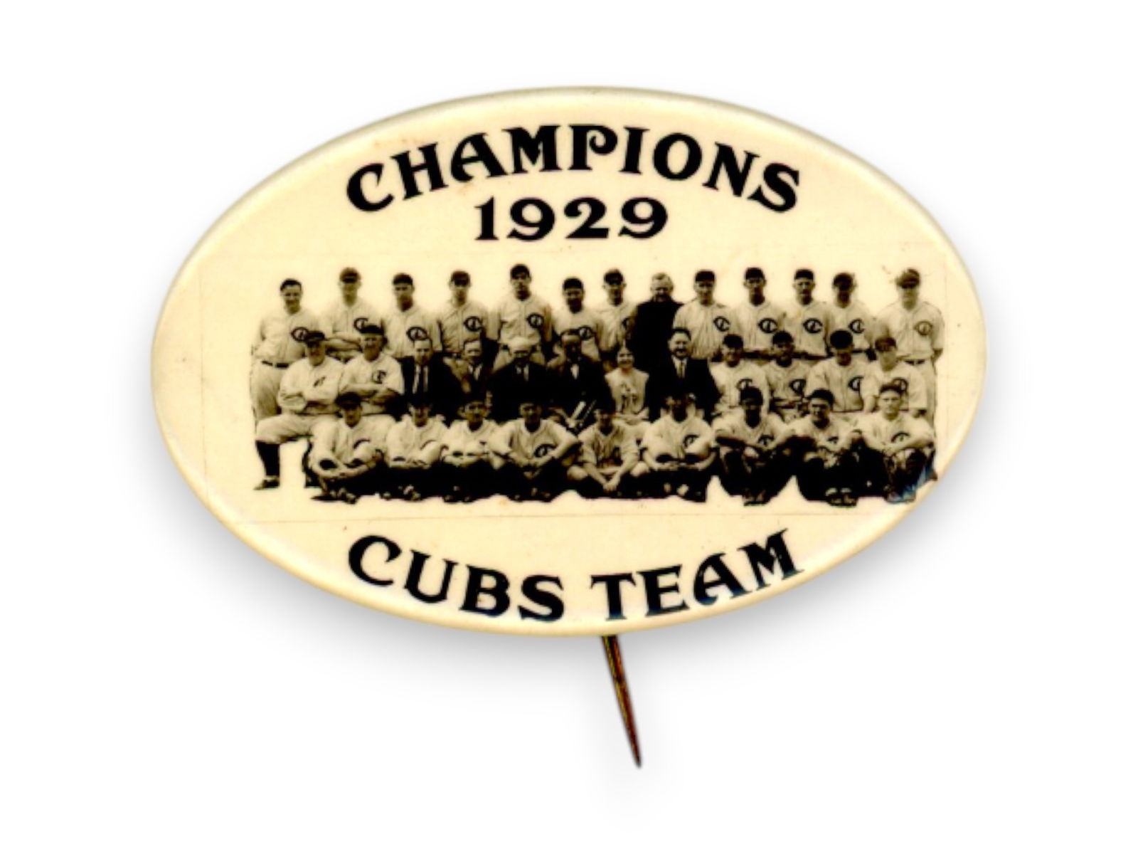 1929 Chicago Cubs Team Picture Pinback (1 of 2)