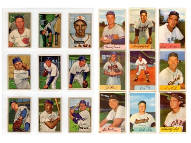 Lot of 1950's Topps and Bowman Baseball Cards