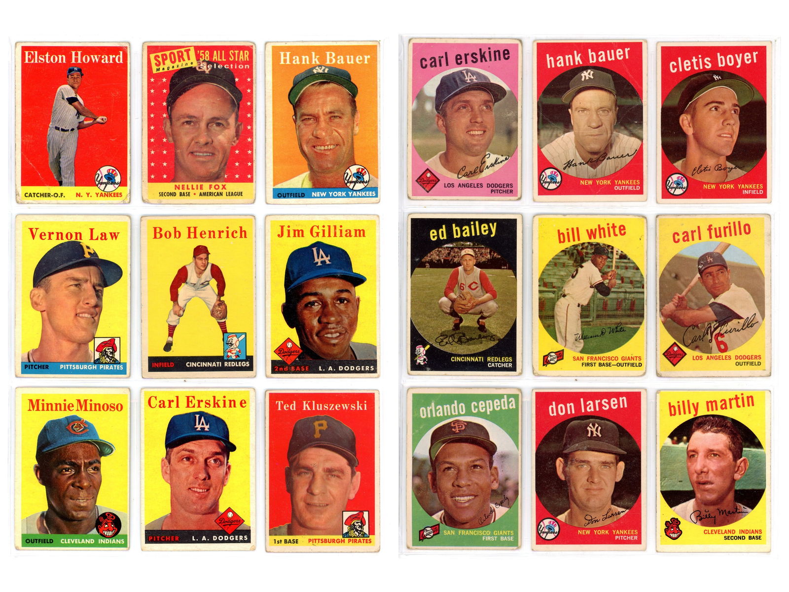 1958-1959 Topps Baseball Card Lot (1 of 3)