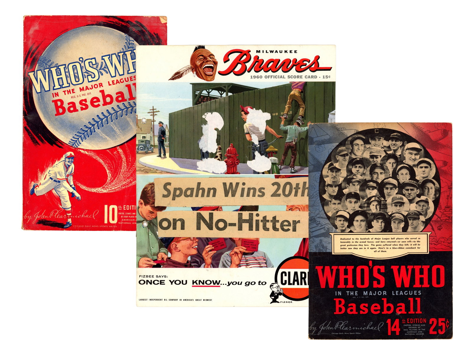 Sports Publication Lot incl. 1940s-1980s Guides (1 of 13)