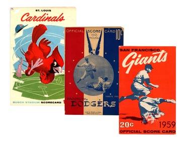 (70+) MLB Scorecards, 1937-1960s incl. No-Hitter