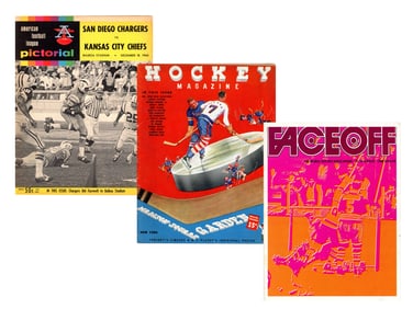 (30+) Sports Programs incl. HOF & Writers Dinner