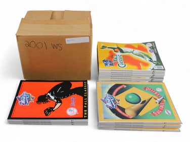 (24) World Series Programs: 1998-2001