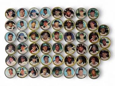 1964 Topps Coins Collection & Mickey Mantle Pin