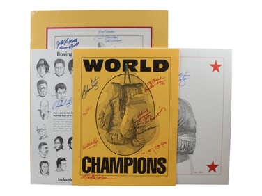 Tinkelman Signed Boxing Original & Limited Inc Ali