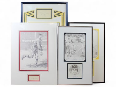 Tinkelman Original Signed Baseball Illustrations