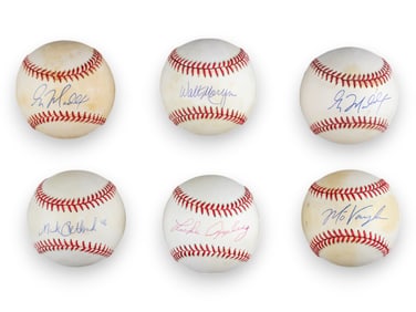 (36) Signed Baseballs