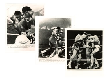 Boxing Photo Lot incl. Ali, Frazier, Foreman