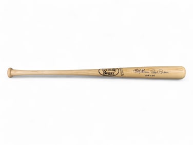 Bobby Thomson & Ralph Branca Signed Baseball Bat