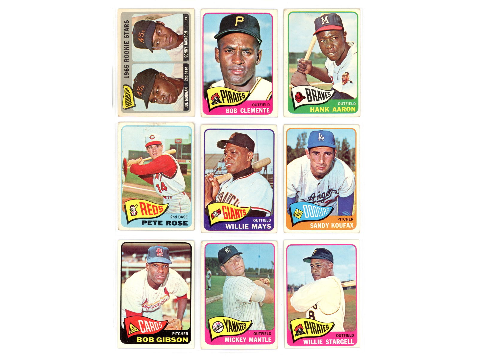 1965 Topps Baseball Near Complete Set 587/598 (1 of 2)