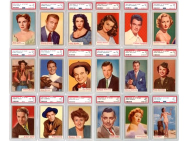 1953 Topps Who-Z-At Complete Set PSA Graded