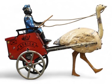 Lehmann Africa Ostrich Mail Delivery Cart
