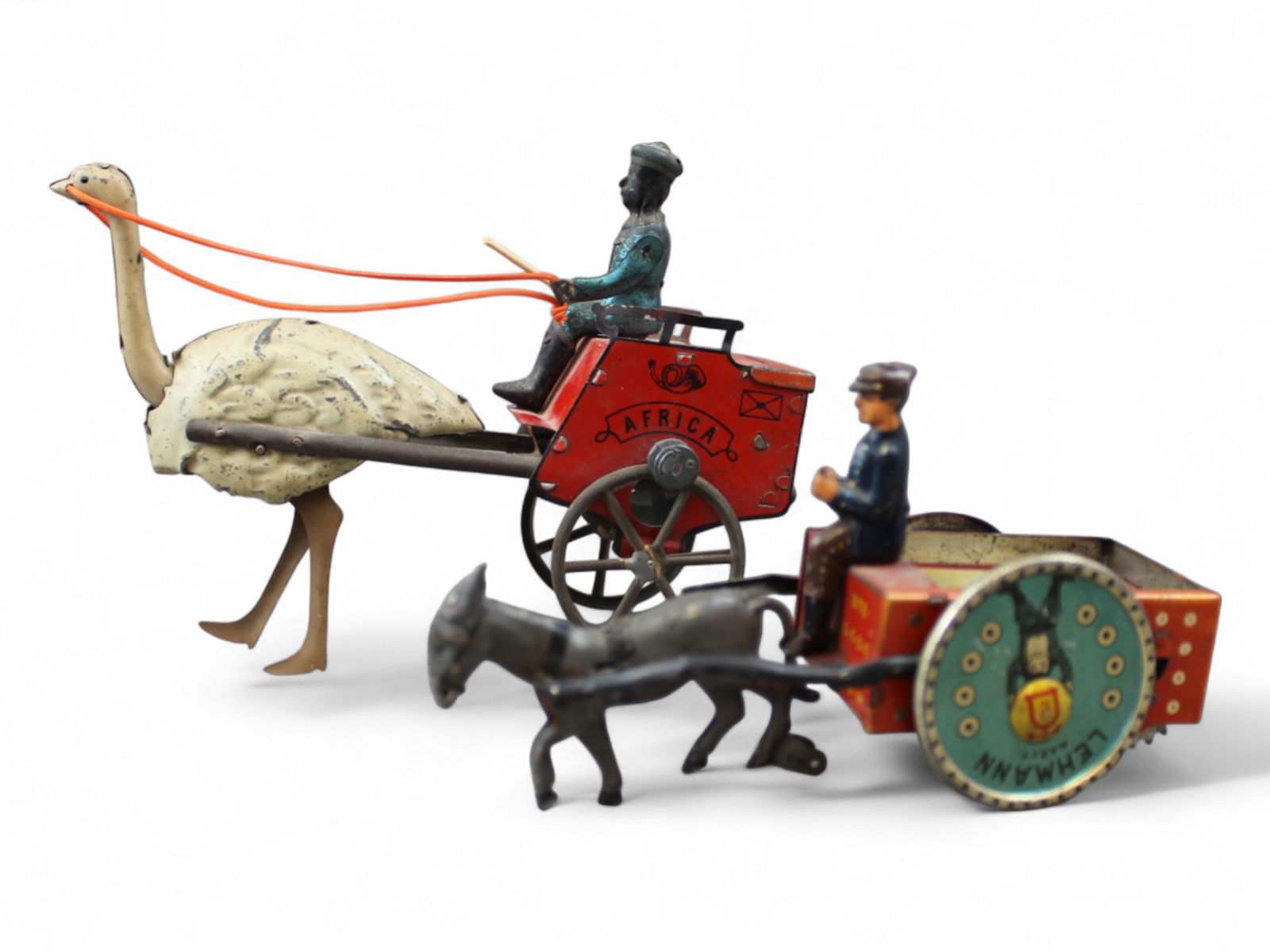 (2) Lehmann Tin Toys incl. Africa & NA-OB (1 of 8)