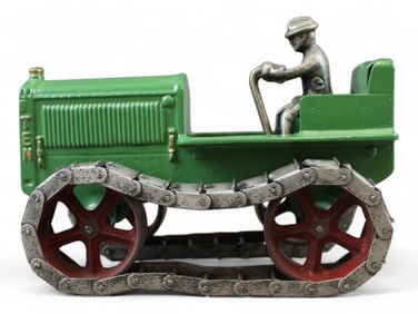 Arcade Cast Iron Caterpillar Ten Tractor