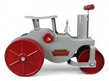 Restored Keyston Ride-On Road Roller