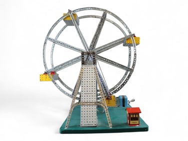 Vtg A.C. Gilbert Erector Set Ferris Wheel Display