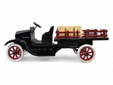 Pressed Steel Cowdery Stake Bed Truck w/Cargo