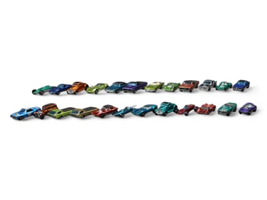 (24) Vintage Hot Wheels Redline Diecast Vehicles