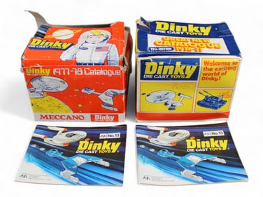 (2) Full Boxes of 50 Dinky Catalogs, 1976-78