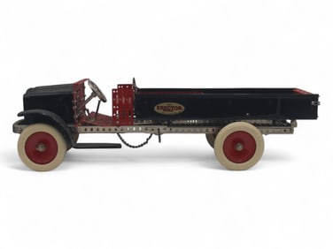 Restored Gilbert Erector # 7-1/2 White Dump Truck