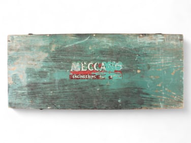 1932 Gilbert Meccano No. 115 Boat Set in Wood Box