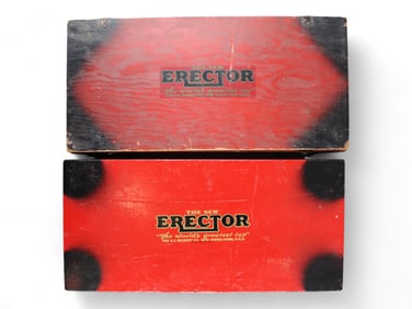 (2) A.C. Gilbert Erector Chassis Sets, No. 7-1/2