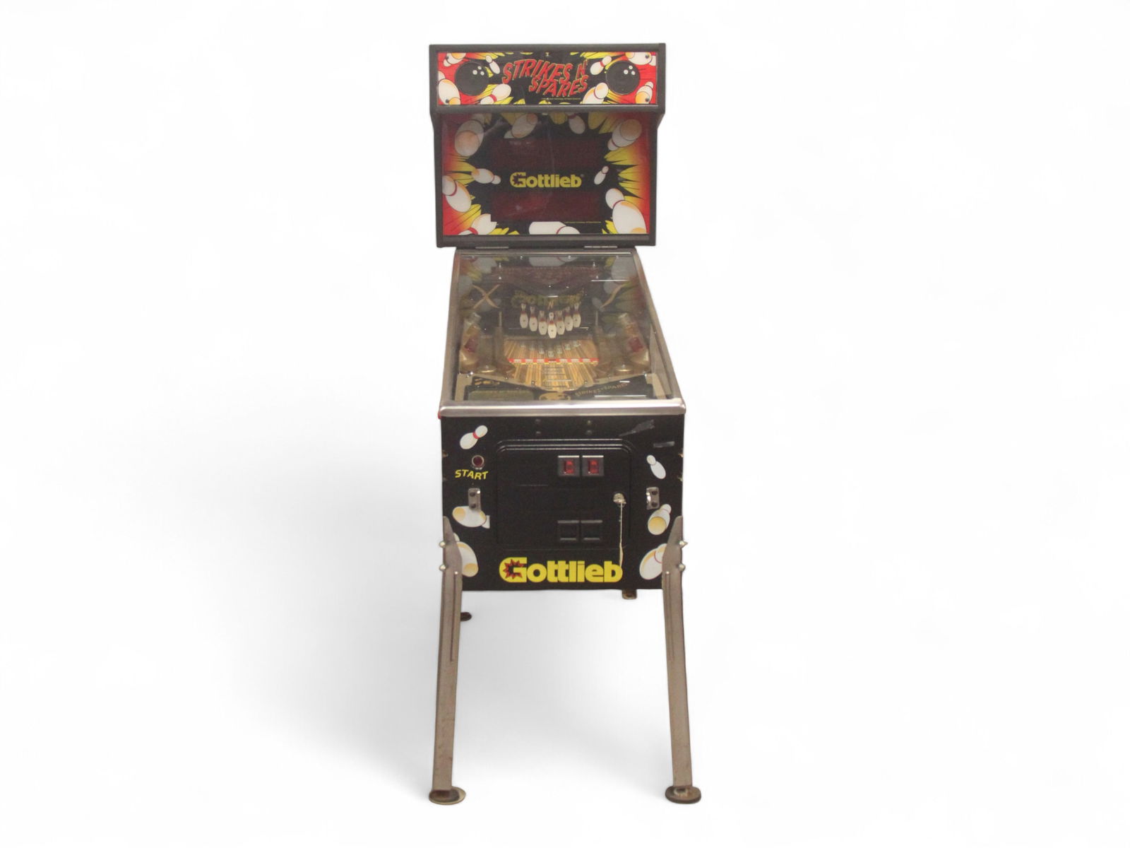 1995 Gottlieb Strikes n' Spares Pinball Machine (1 of 5)