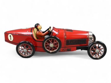 Paya #1970 Auto Bugatti Rojo
