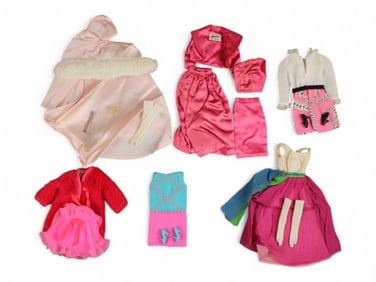 1960's Barbie Fashion Outfits Bundle Lot (7)