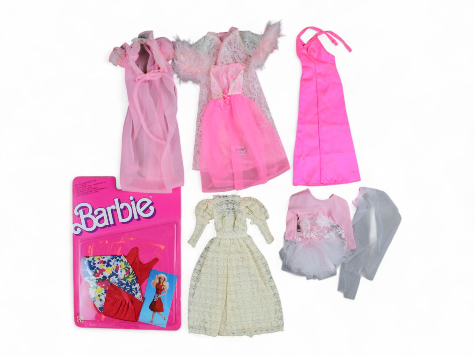 1970's-80's Barbie Fashion Outfits Bundle Lot (6) (1 of 7)