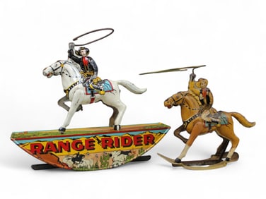 2 Marx Tin Cowboy Toys