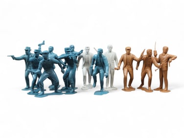(12) Marx 6 inch Man From U.N.C.L.E. Figures