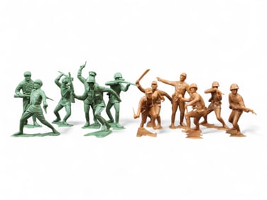 (12) Marx 6 inch Figures Russians and Japanese