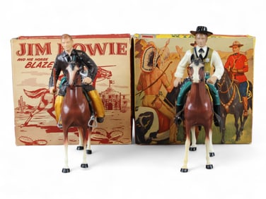 (2) Boxed Hartland Western Figures and Horses