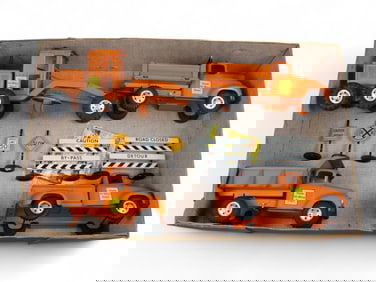 Boxed 1957 Tonka State Hi-Way Set B208
