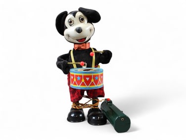 Linemar Battery Operated Drumming Mickey Mouse
