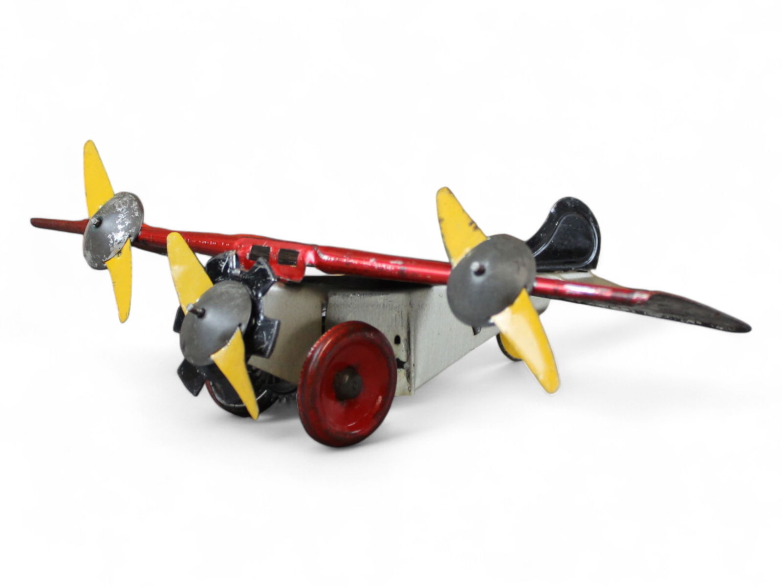 Girard Tin Windup Tri Motor Airmail Plane (1 of 11)