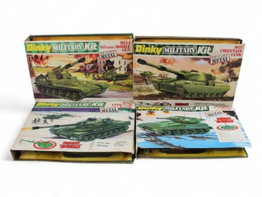 4 Boxed Dinky Tank Kits