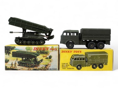 French Dinky FR818 & FR883 Military Trucks